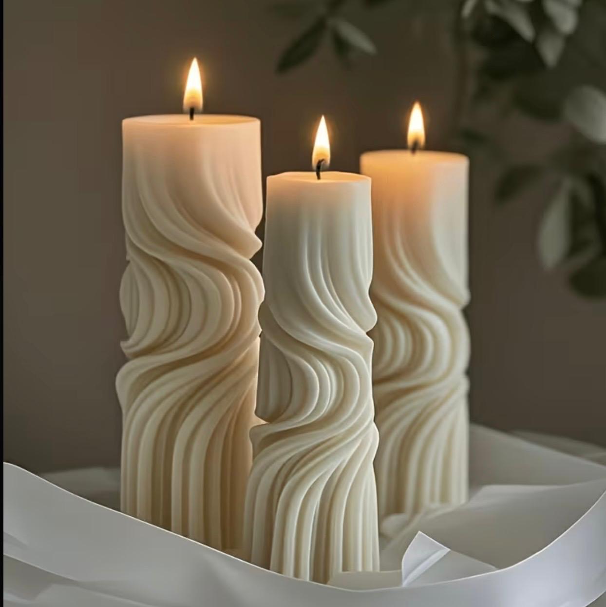 Swirl Candles